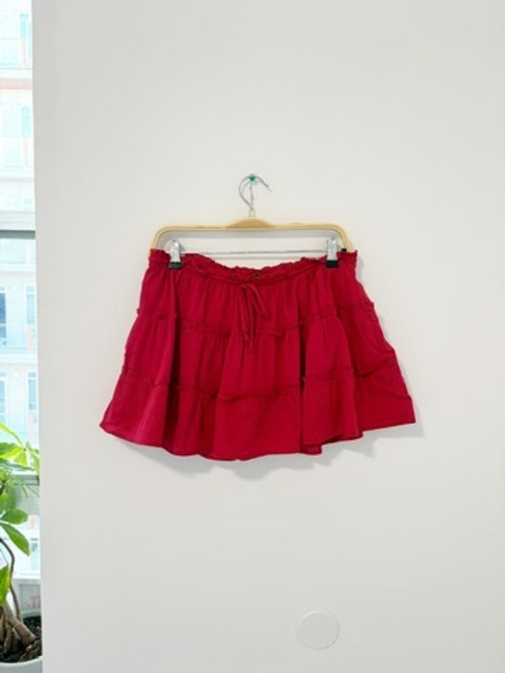 Universal Thread Red Mini Skirt Size Medium